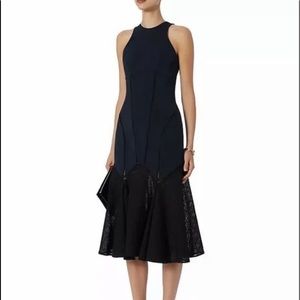 COPY - Jonathan Simkhai navy and black Power Mesh. Mermaid style size 6